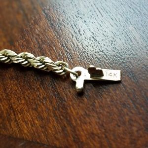 14k Gold 2.5mm Solid Diamond Cut 18" Necklace